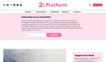 Screenshot of 2PuntosPlatform