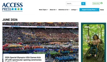 Screenshot of Access Press