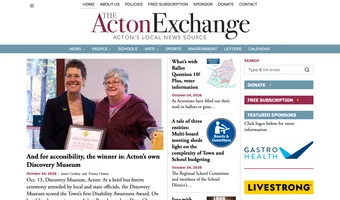 Screenshot of The Acton Exchange