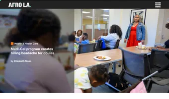 Screenshot of AfroLA