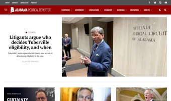 Screenshot of Alabama Political Reporter