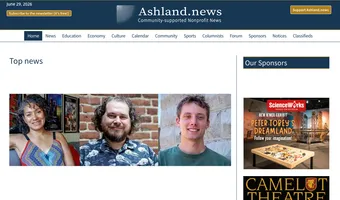 Screenshot of Ashland News
