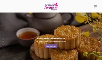 Screenshot of Asian Avenue Magazine