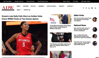 Screenshot of Atlanta Daily World