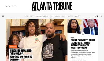 Screenshot of Atlanta Tribune