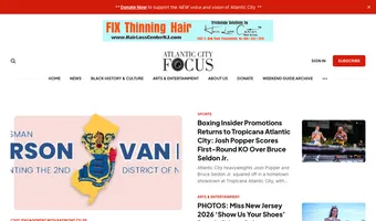 Screenshot of Atlantic City Focus