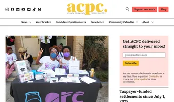 Screenshot of Atlanta Community Press Collective