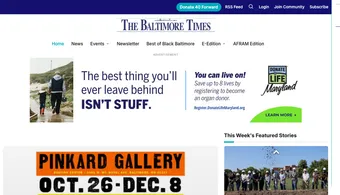 Screenshot of The Baltimore Times