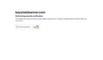 Screenshot of Bay State Banner