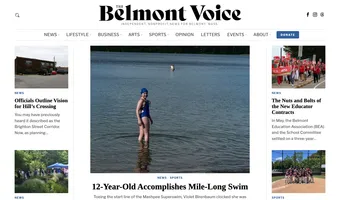 Screenshot of The Belmont Voice
