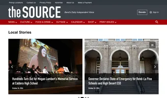 Screenshot of The Source