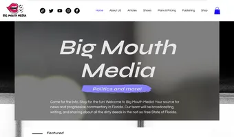 Screenshot of Big Mouth Media