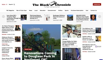 Screenshot of The Black Chronicle