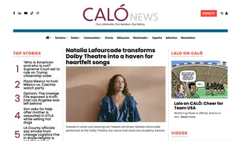 Screenshot of Caló News