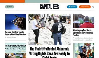 Screenshot of Capital B News