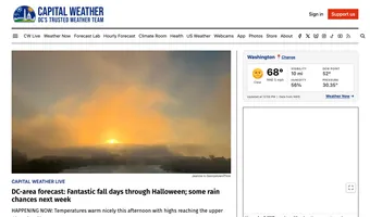 Screenshot of Capital Weather