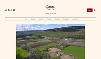 Screenshot of Central Current