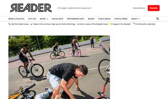 Screenshot of Chicago Reader