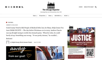 Screenshot of The Chicago Reporter