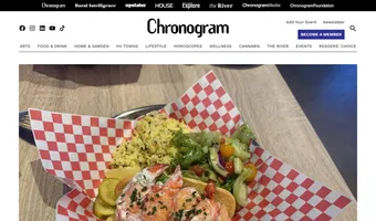 Screenshot of Chronogram Magazine