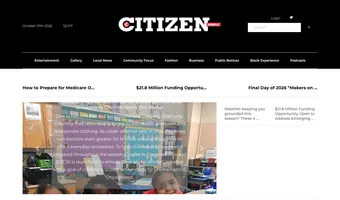 Screenshot of The Citizen Newspaper Group