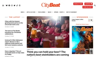 Screenshot of Cincinnati CityBeat