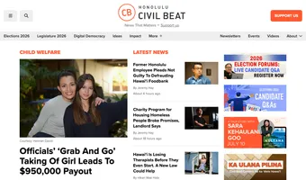 Screenshot of Civil Beat