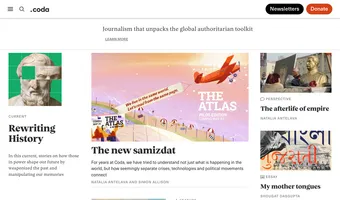 Screenshot of Coda Story