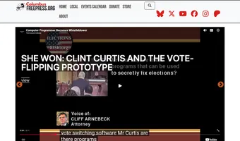 Screenshot of ColumbusFreepress.com