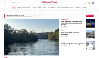 Screenshot of Columbus Times