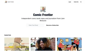 Screenshot of Comic Frontier