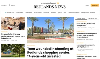 Screenshot of Community Forward Redlands
