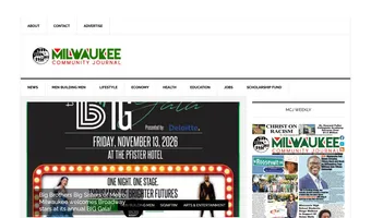 Screenshot of Milwaukee Community Journal