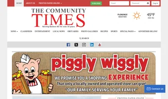 Screenshot of The Community Times