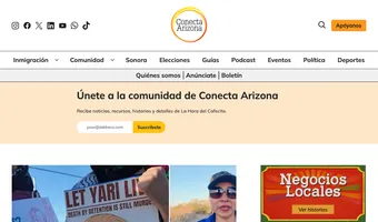 Screenshot of Conecta Arizona