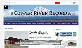 Screenshot of Copper River Record