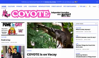 Screenshot of COYOTE