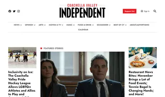 Screenshot of Coachella Valley Independent