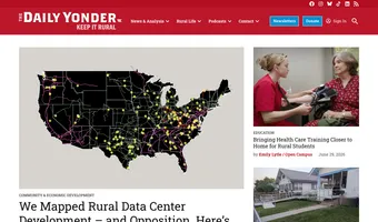 Screenshot of The Daily Yonder