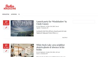Screenshot of Dallas Magazine