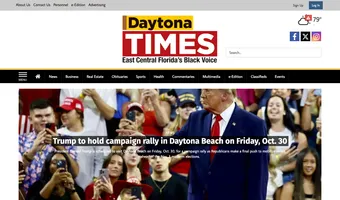 Screenshot of Daytona Times