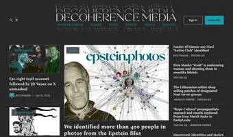 Screenshot of Decoherence Media