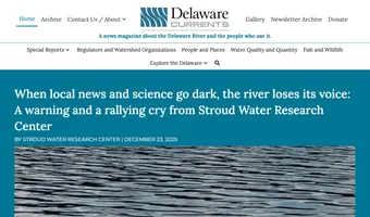 Screenshot of Delaware Currents