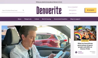 Screenshot of Denverite