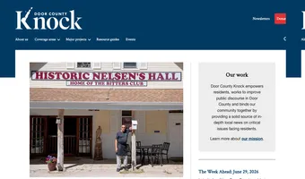 Screenshot of Door County Knock