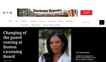 Screenshot of Dorchester Reporter