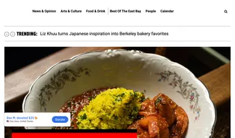 Screenshot of East Bay Express