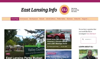 Screenshot of East Lansing Info