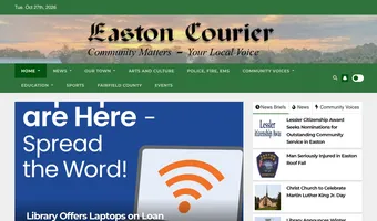 Screenshot of Easton Courier