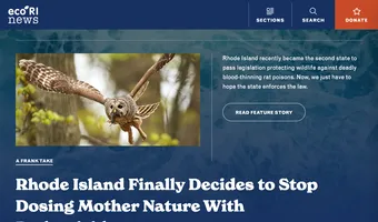 Screenshot of ecoRI News